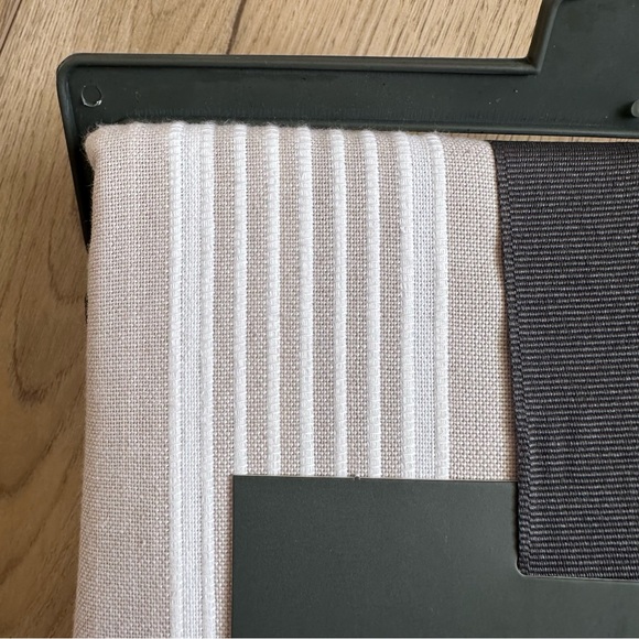 Threshold - Tan Stripe Curtain Panel - Picture 3 of 3